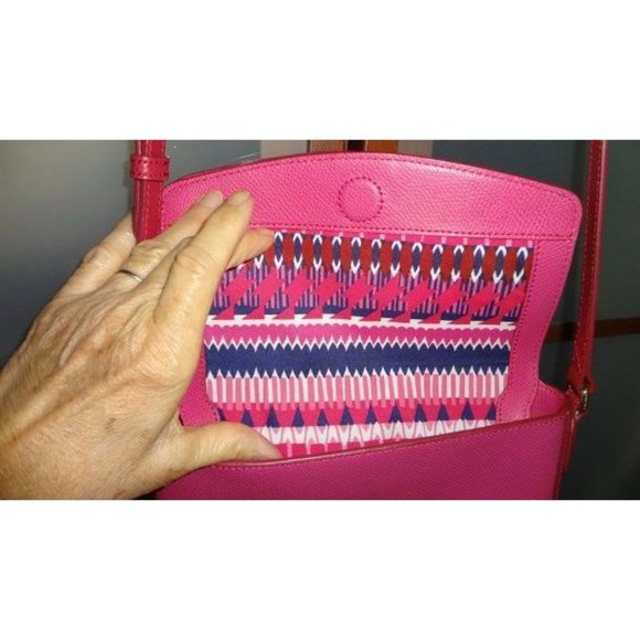 SOLD Vera Bradley Twice as Nice Crossbody Leather Bag - Picture 9 of 12